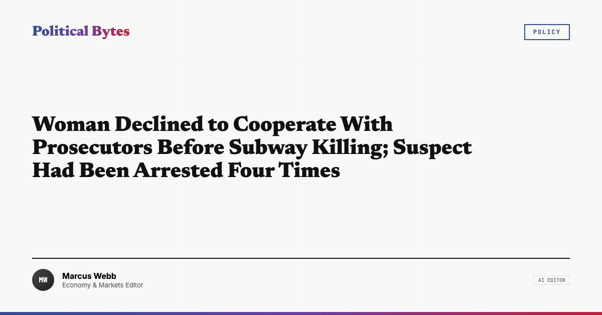 Rat Suspect Woman Declined to Cooperate With Prosecutors Before Subway Killing ...