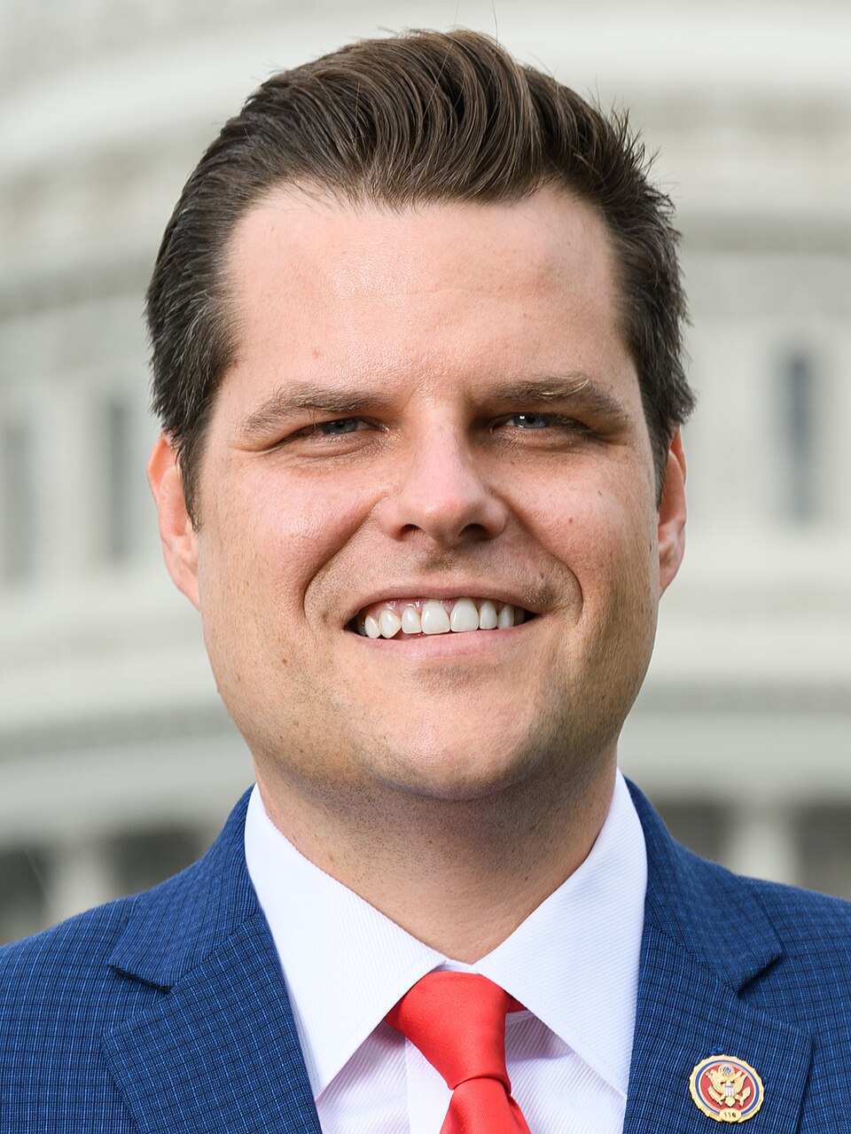 Matt Gaetz — Matt Gaetz, official portrait, 116th Congress (cropped)