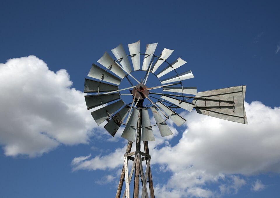 Dances With Wolves — Windmill detail, 1880 Town, Murdo, South Dakota LCCN2010630569