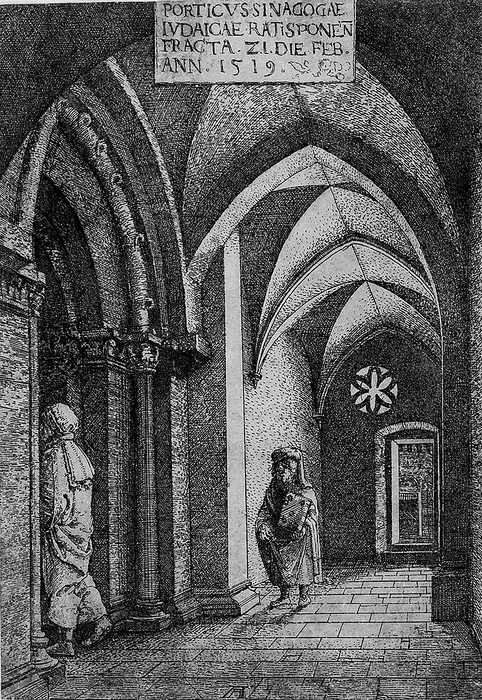 Two Jewish Men — Regensburg Synagogue, 1519
