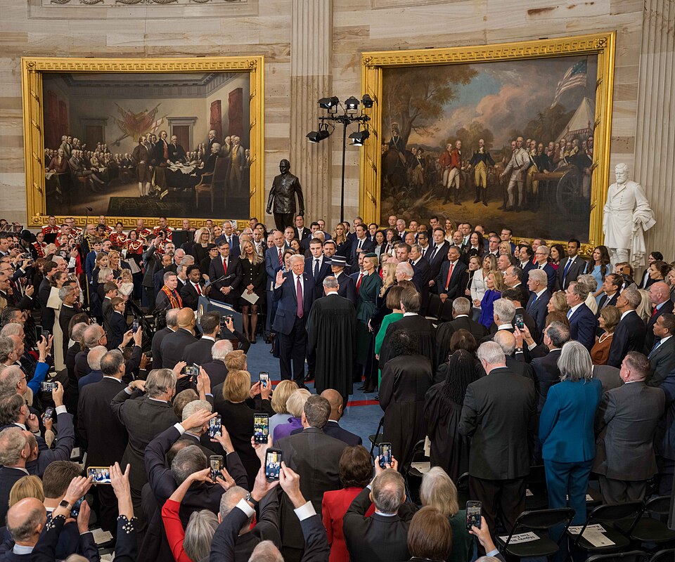 Tim Cook — Donald Trump takes the oath of office (2025)