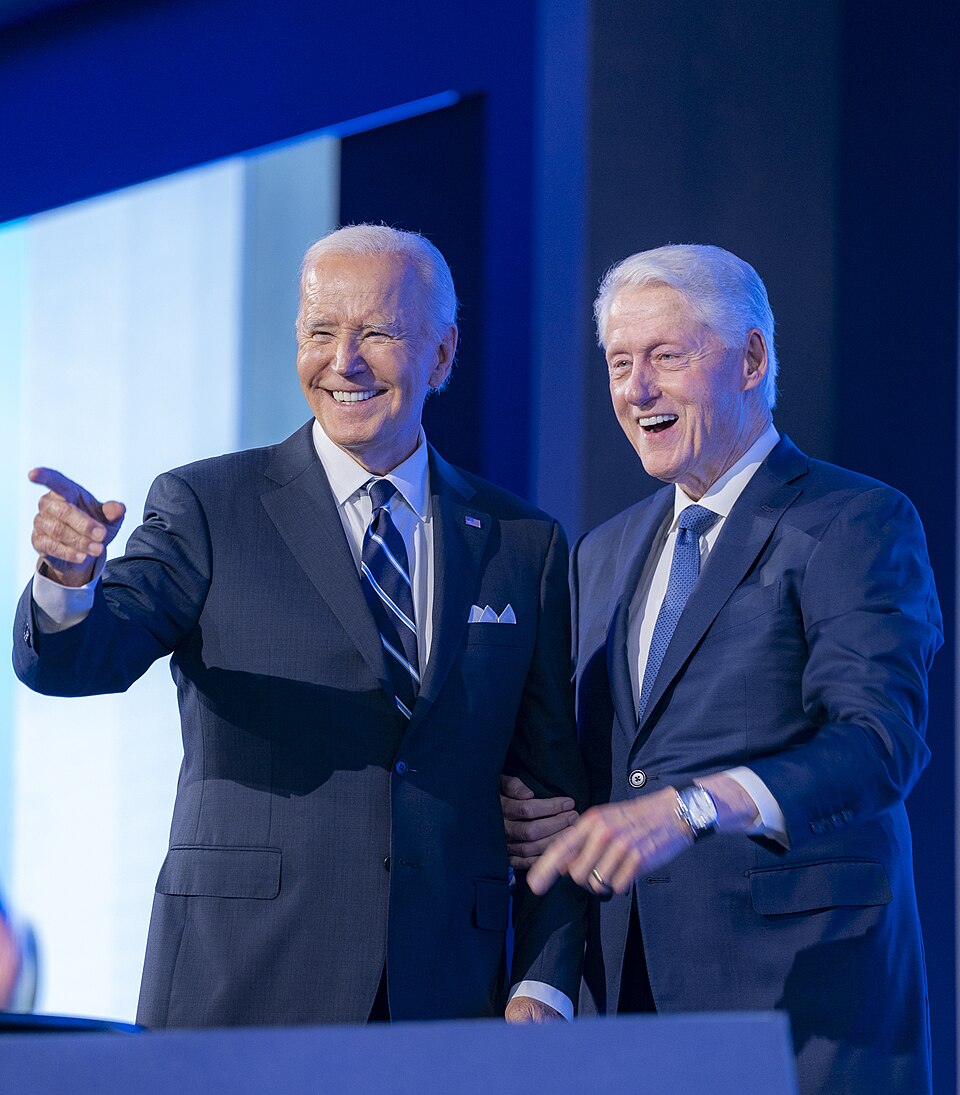 Clinton Global Initiative — President Joe Biden and former President Bill Clinton at the Clinton Global Initiative Annual Meeting (54023788716) (cropped)