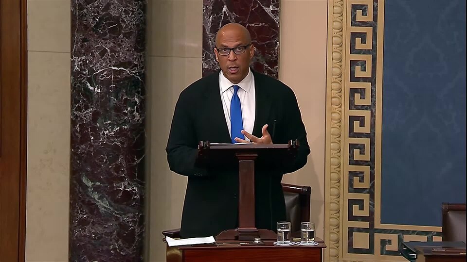Booker Calls — Sen. Cory Booker Calls for Special Session of Congress on Artificial Intelligence on Senate Floor