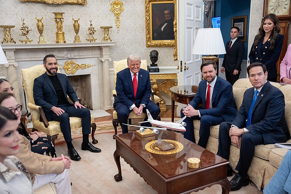 Salvadoran President Bukele — Vice President Vance joined President Trump on the meeting with Salvadoran President Bukele at the White House (2025)