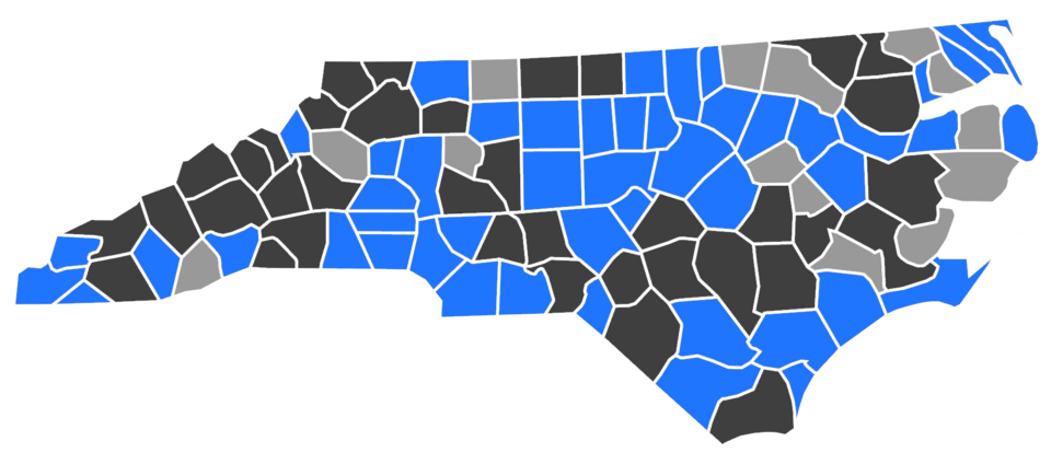 North Carolina Libertarian — North Carolina Libertarian Presidential Primaries Election Results by County, 2016
